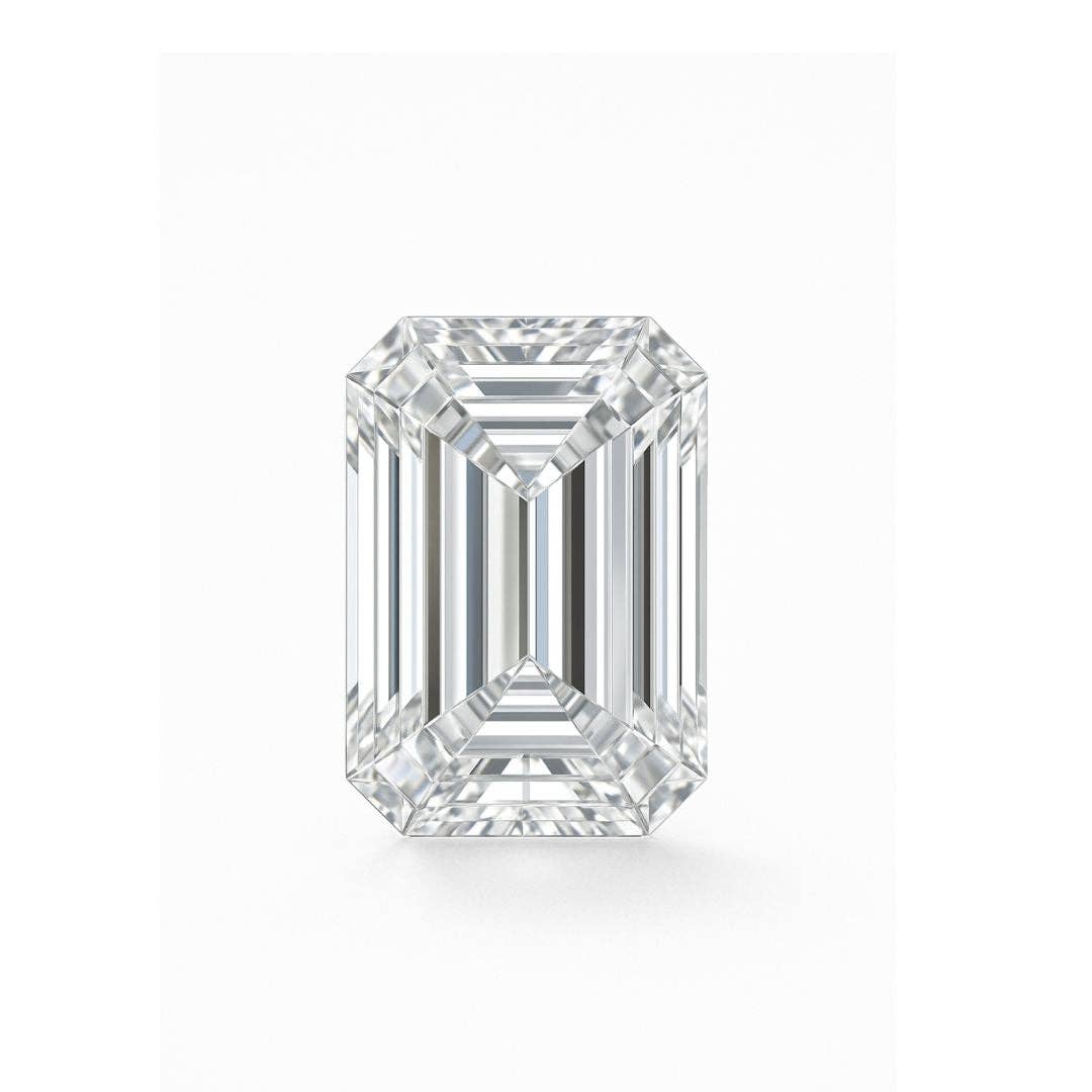 Fine Diamond - Wholesale Single Stone/Solitaire Ring - Emerald Cut Loose Lab Grown Diamond Stone VVS2 IGI Certified1