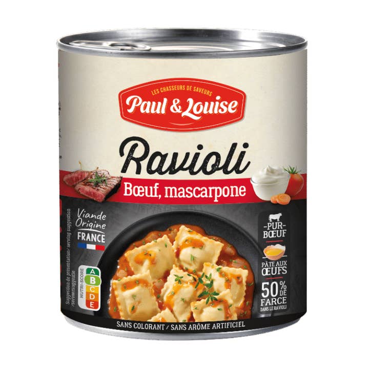 Paul & Louise - Wholesale Pasta - Pure Beef Ravioli (800g)1