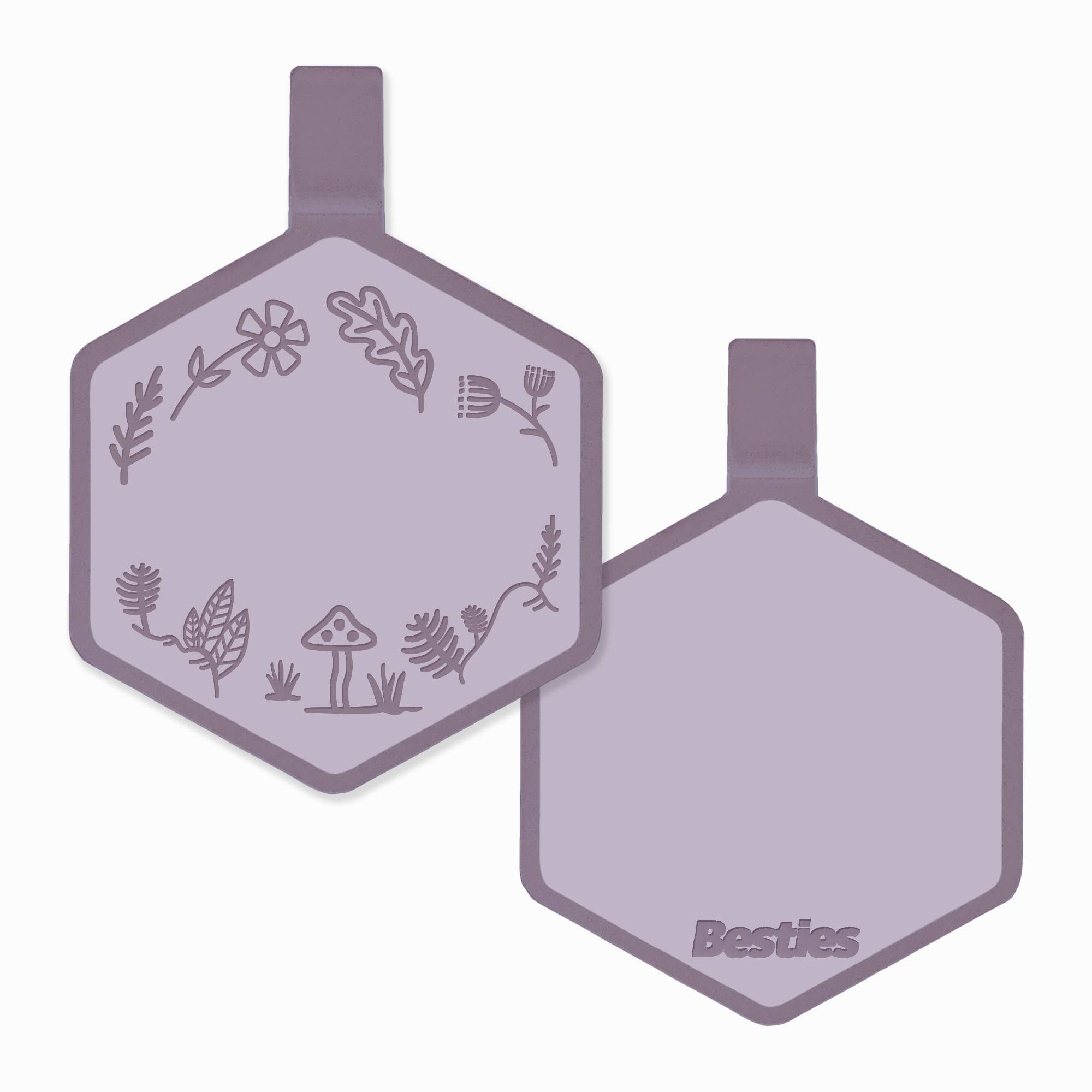 Besties Pets – Großhandel Haustiermarke – Hund – Woodland Silikon-Hundemarke mit Namensgravur10