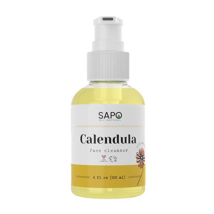Calendula Face Cleanser with Hyaluronic Acid for wholesale by Sapo All Natural
