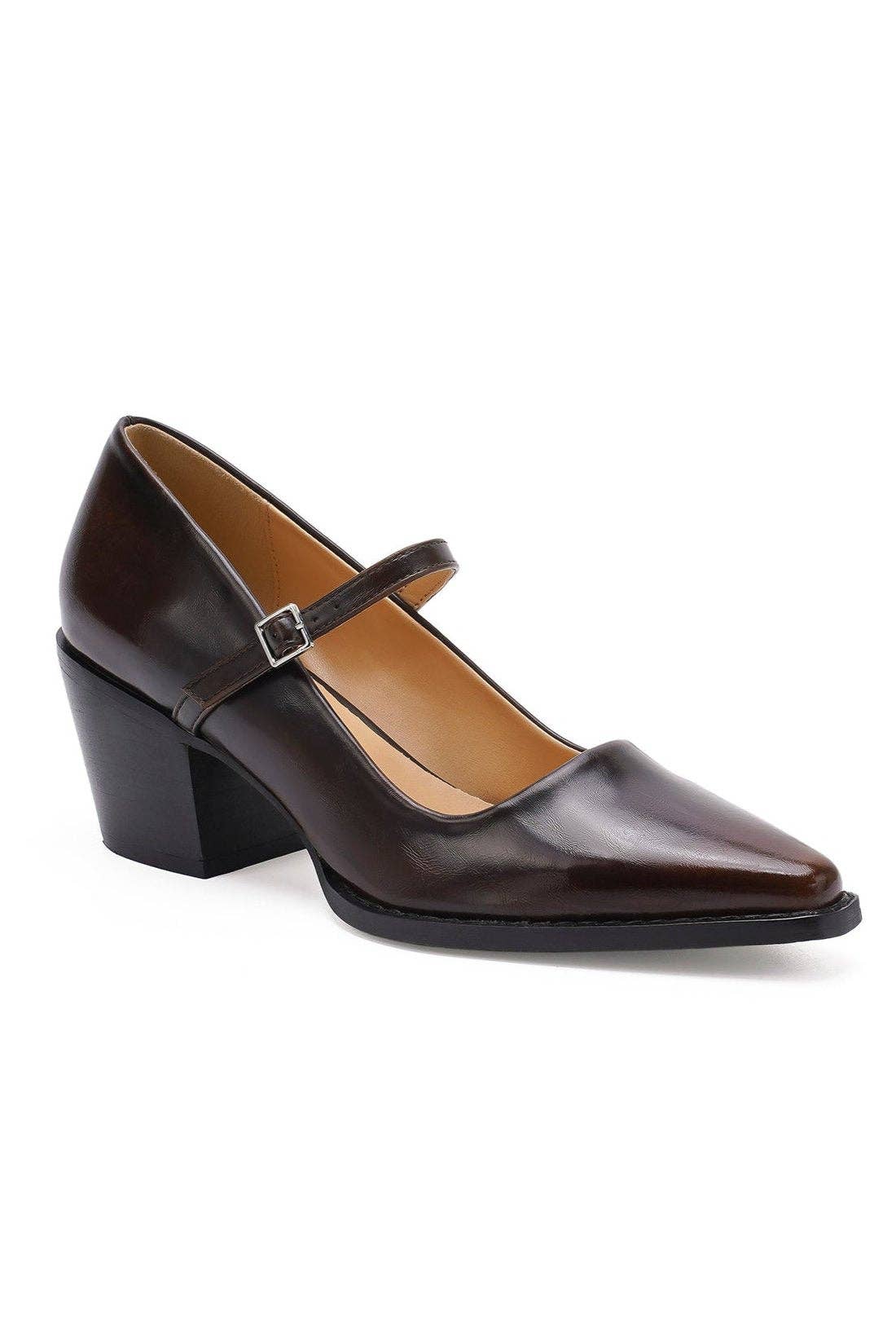 BEAST FASHION - Vente Chaussures à petit talon – femme - TESSA-07 Escarpins Mary Jane à talon bloc1