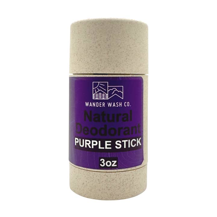 Purple Stick - Natural Deodorant for wholesale by Wander Wash Co.