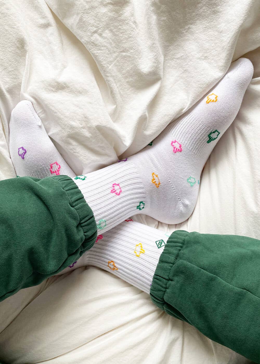 J.Clay – Engroshandel Strømper - Unisex – Hav en dejlig dag - tennissokker 1