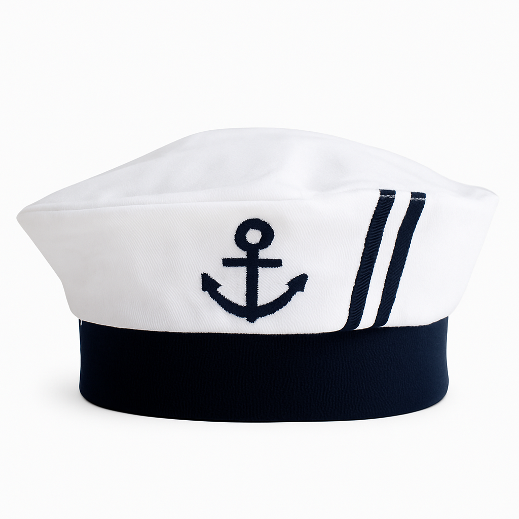 Fennco Styles - Wholesale Newborn/Knit Hat - Baby - Embroidered Anchor Nautical Sailor Cotton Baby Hat1