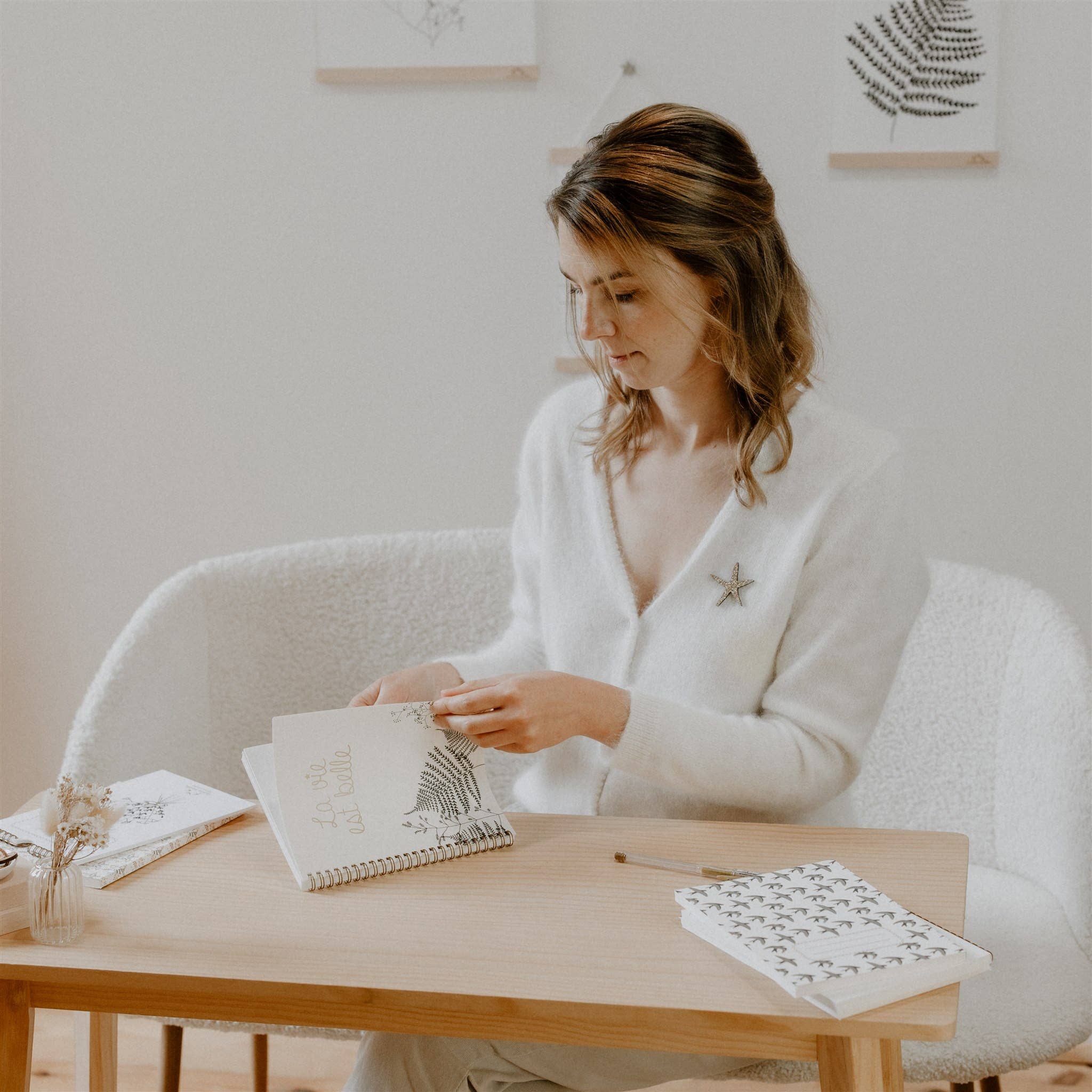 Les Petites Hirondelles - Wholesale Notebook - Spiral notebook - Life is beautiful3