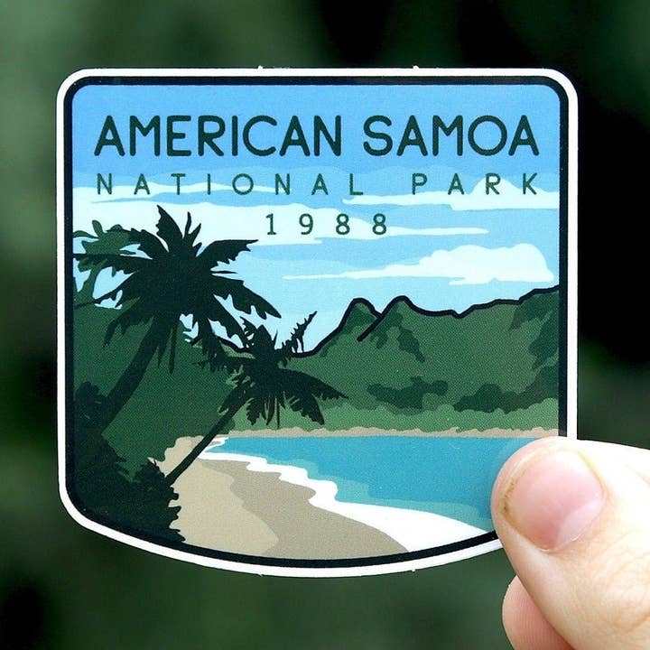 American Samoa National Park Sticker for wholesale by Squatchy