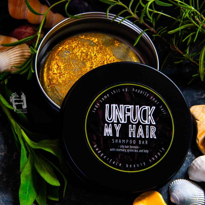 Badgerface Beauty Supply - Vente Disques de shampoing/shampoings solides - Shampoings solides sans sulfate - Produits capillaires naturels