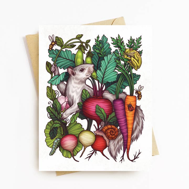 Biglietto di auguri Spring Garden per la vendita all'ingrosso da parte di Kate O'Hara