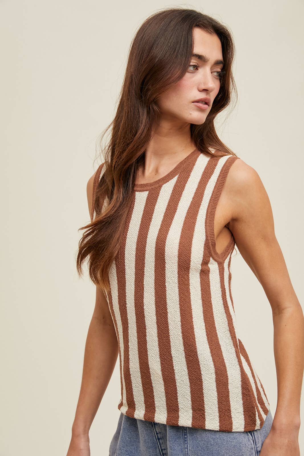 Wishlist Apparel – wholesale Linne (Tryckt) - Dam – RANDIG TRÖJA LINNE/WL24-96322