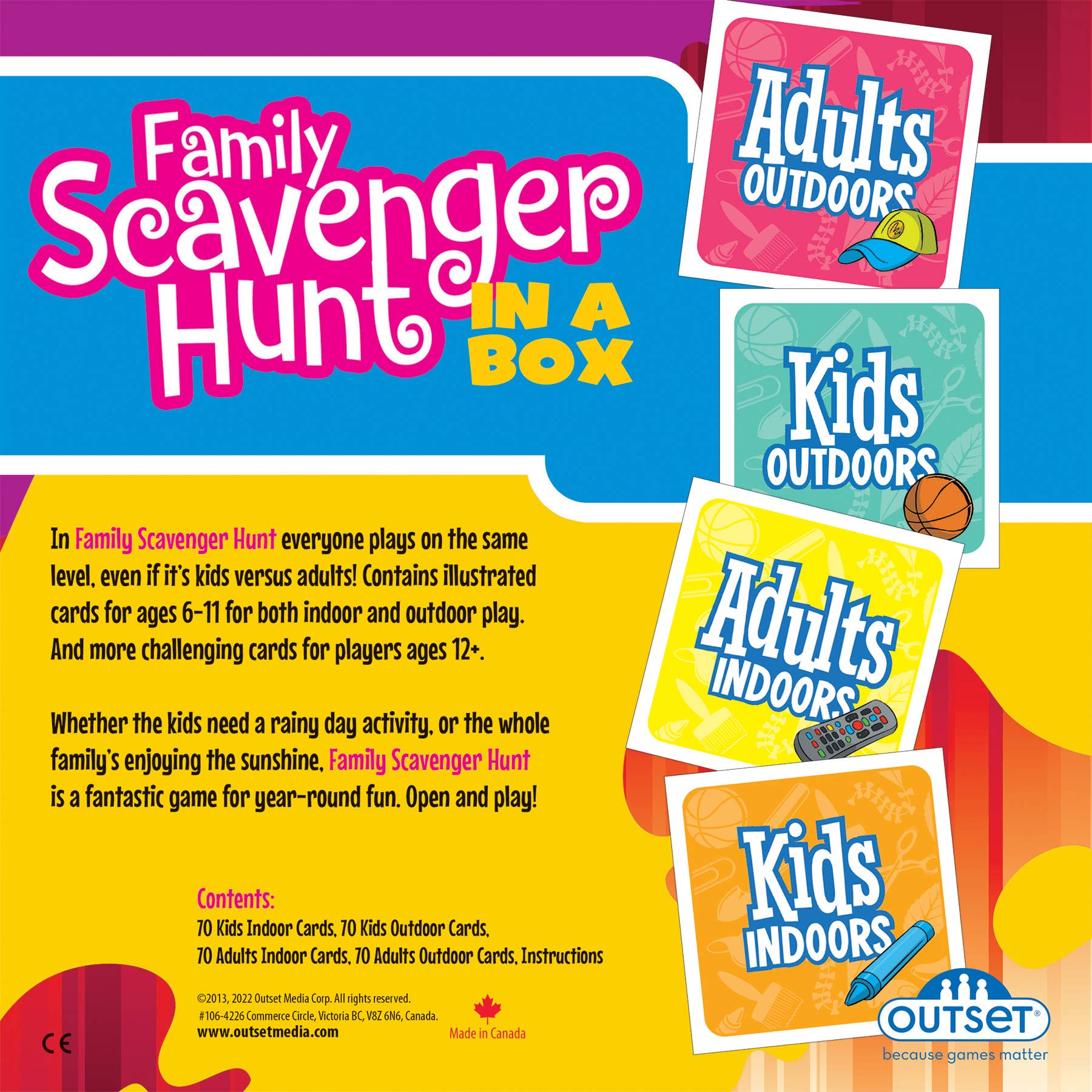 Outset Games and Cobble Hill Puzzles - Wholesale Card Game - Family Scavenger Hunt Game1