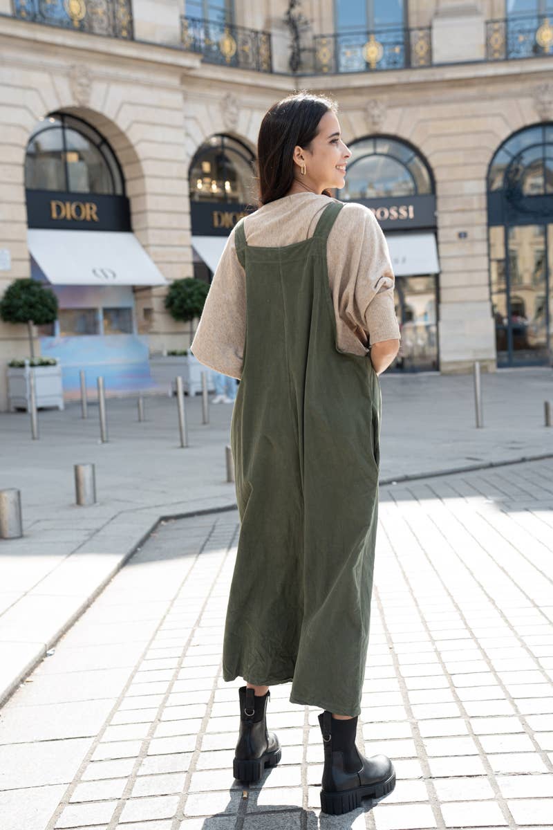 Happy look - Wholesale Overalls - Women's - Women's Corduroy Overalls – Casual Style7