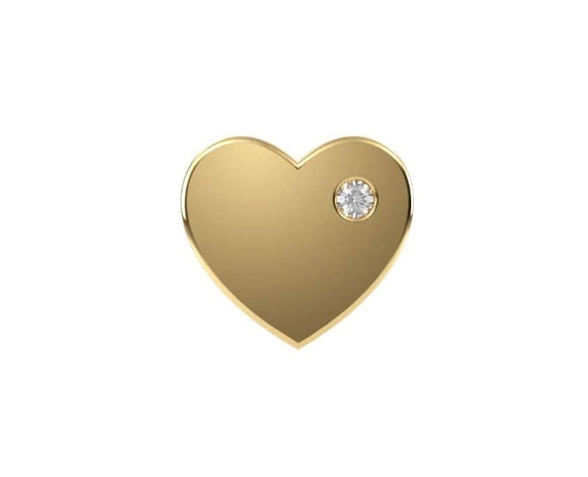 LB Beadz - Wholesale Locket Necklace - Small Floating Pave Charm Locket8