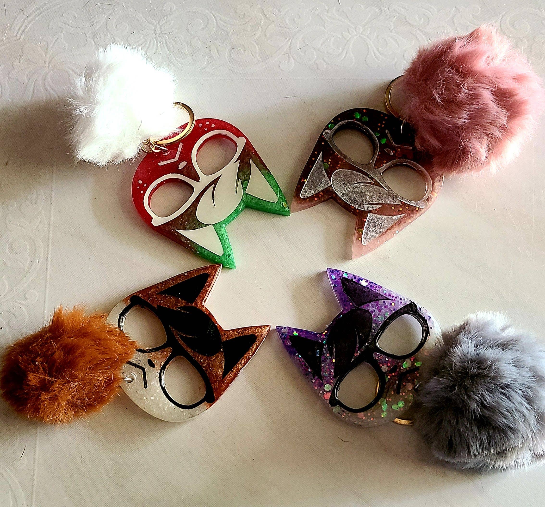 The Witchin Waifu – wholesale Keychain – Women's – Animal Crossing Cat Villager Inspired Self Defense Keychain8