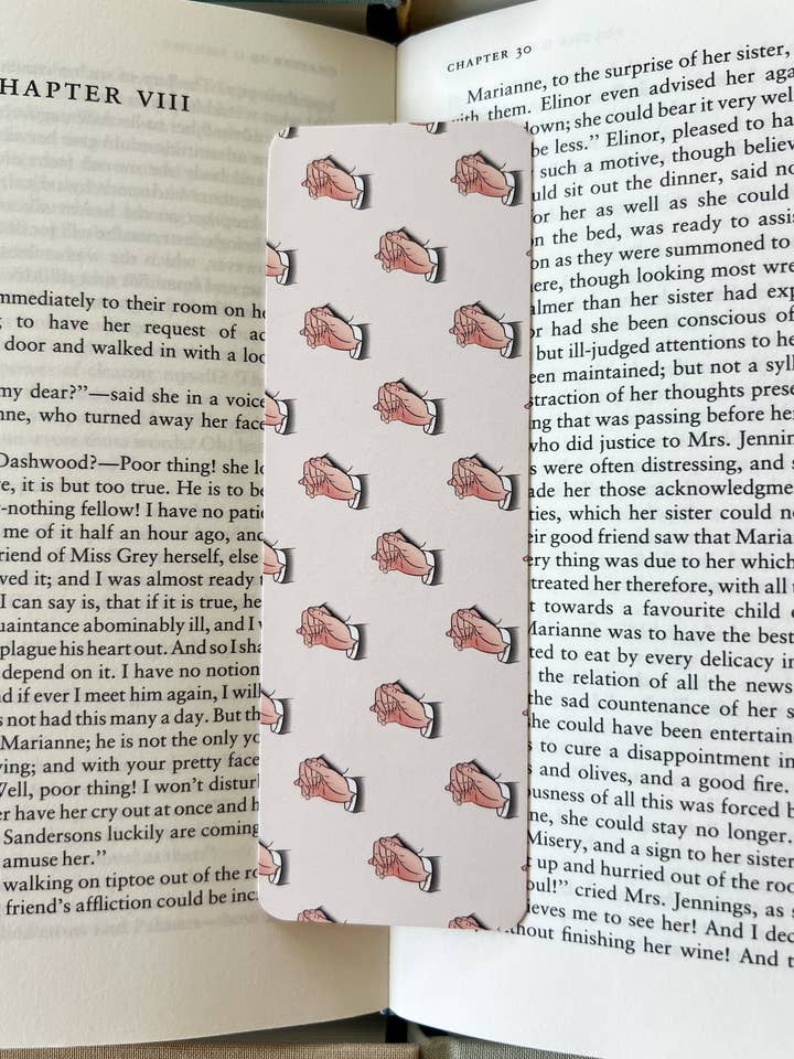 Hand Flex Bookmark for wholesale by Inkwell Threads