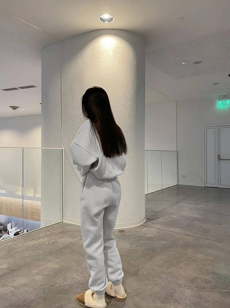 Marayn - Wholesale Lounge Set - Women's - Chic 2025 Spring Casual TwoPiece Sweatshirt Set21