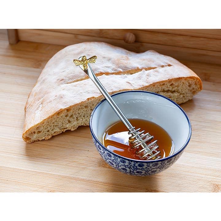 Abbott - Wholesale Honey Dipper - Bee Handle Honey Dauber - 6"L