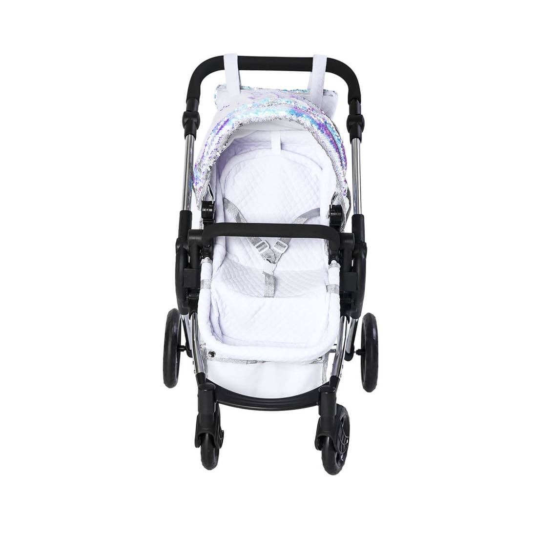 Roma – Carrinho de bebé de boneca - Crianças por atacado – Carrinho de bonecas Roma Polly Single - design sereia7