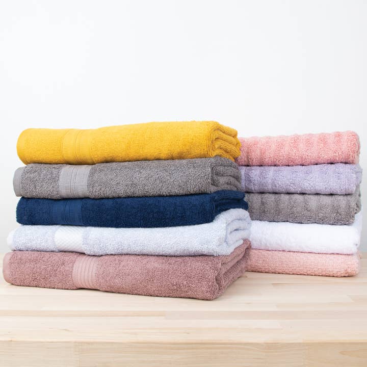 Arkwright Home - Wholesale Bath Towel - Deluxe Bath Sheets - Assorted Colors & Sizes - 100% Cotton