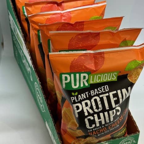 Purlicious - Wholesale Crisps - Purlicious Plant Based Protein chips, Nacho3