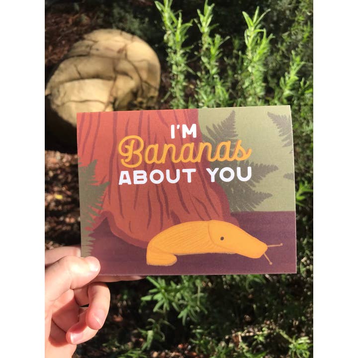 I'm Bananas About You Greeting Card for wholesale by Pau Hana Designs