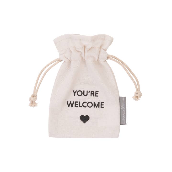 SALE Small Canvas Bag, Welcome for wholesale by Totalee Gift