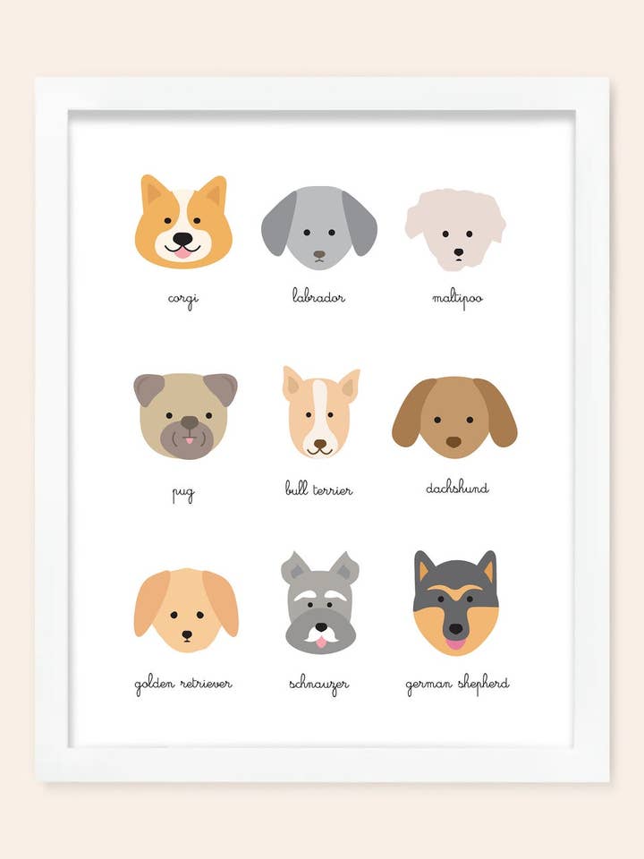 Hund Konsttryck för wholesale av Tickle Me Lavender