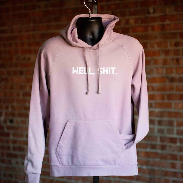Well Shit Hoodie Purple for wholesale by Cowboy Slick