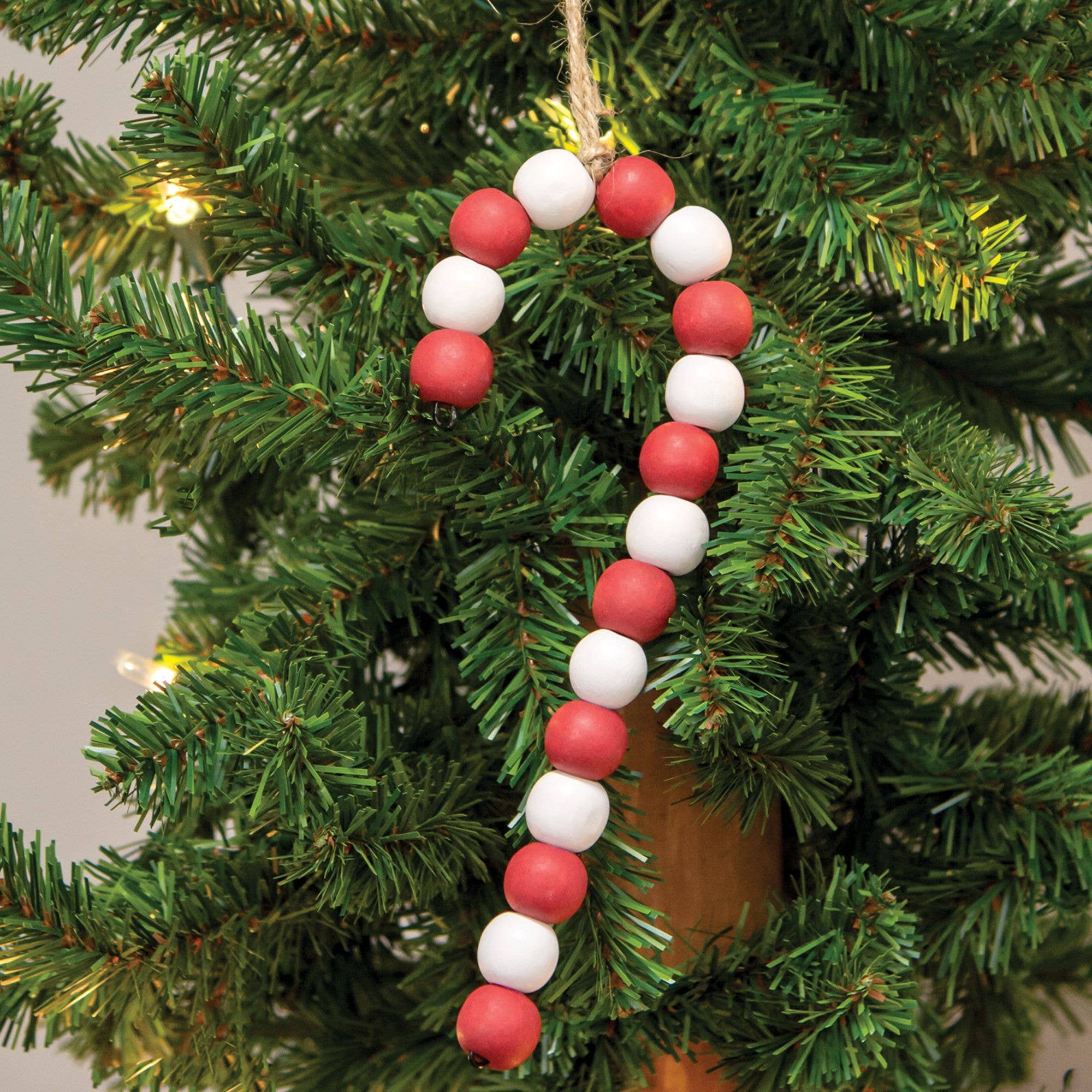 Col House Designs - Vendita all'ingrosso Decorazione - Grande ornamento in legno a forma di bastoncino di zucchero1