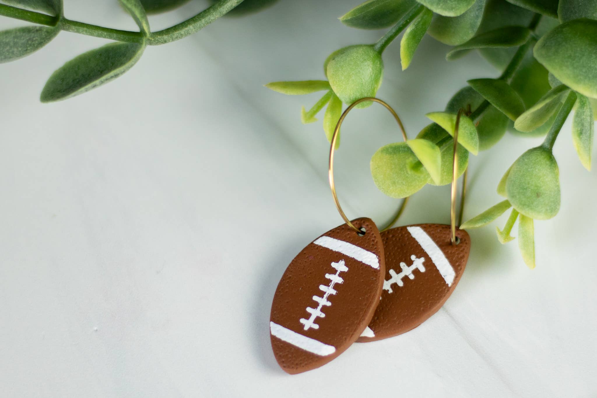 EJ Clay Co - Wholesale Stud/Post Earrings - Football Collection1
