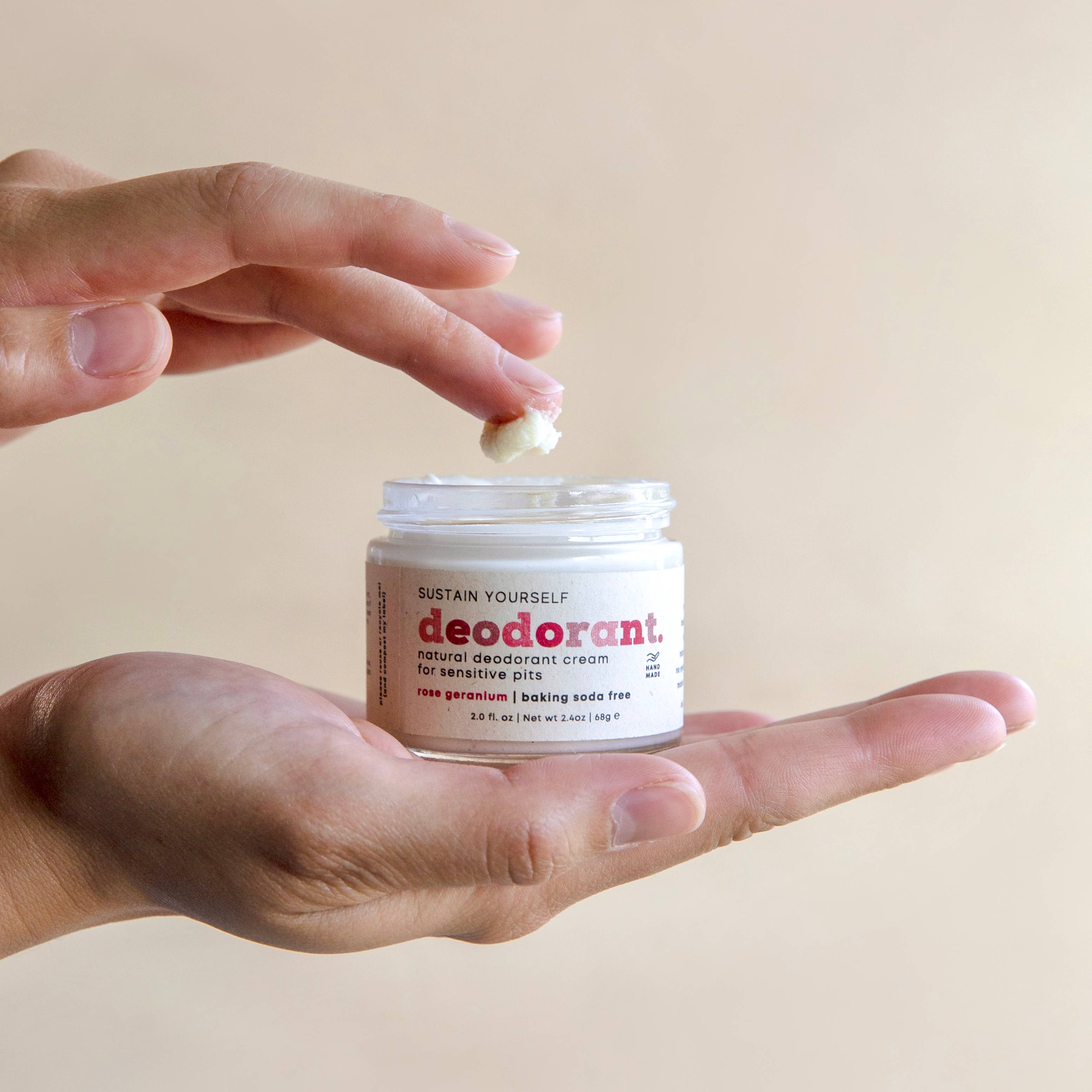 Sustain Yourself - Vente Déodorant – femme - Crème déodorante au géranium rose2