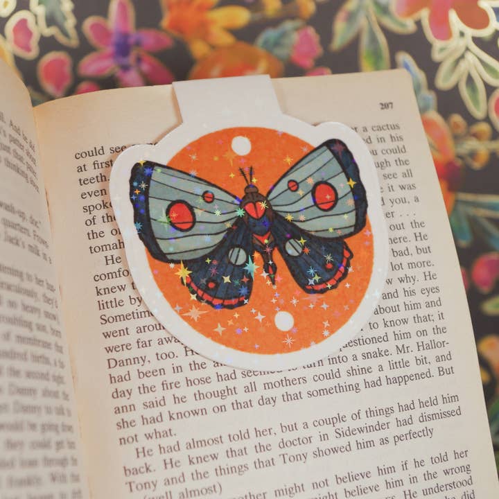 Moth Magnetic Bookmark | Page Saver | Bookmark for wholesale by Eerie Cat