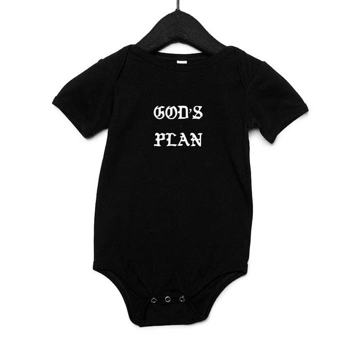 God's Plan Organic Bodysuit Pack for wholesale by Nourganics
