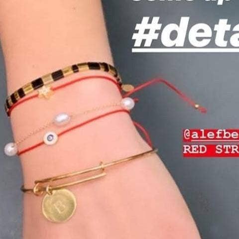 ALEF BET JEWELRY – wholesale Charm/dangle bracelet – Red String Jewish Star or Evil Eye Bracelet for Protection8