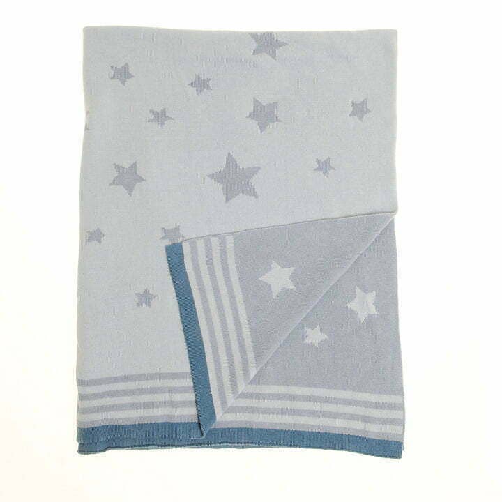 Blue Stars Blanket for wholesale by Ziggle Baby