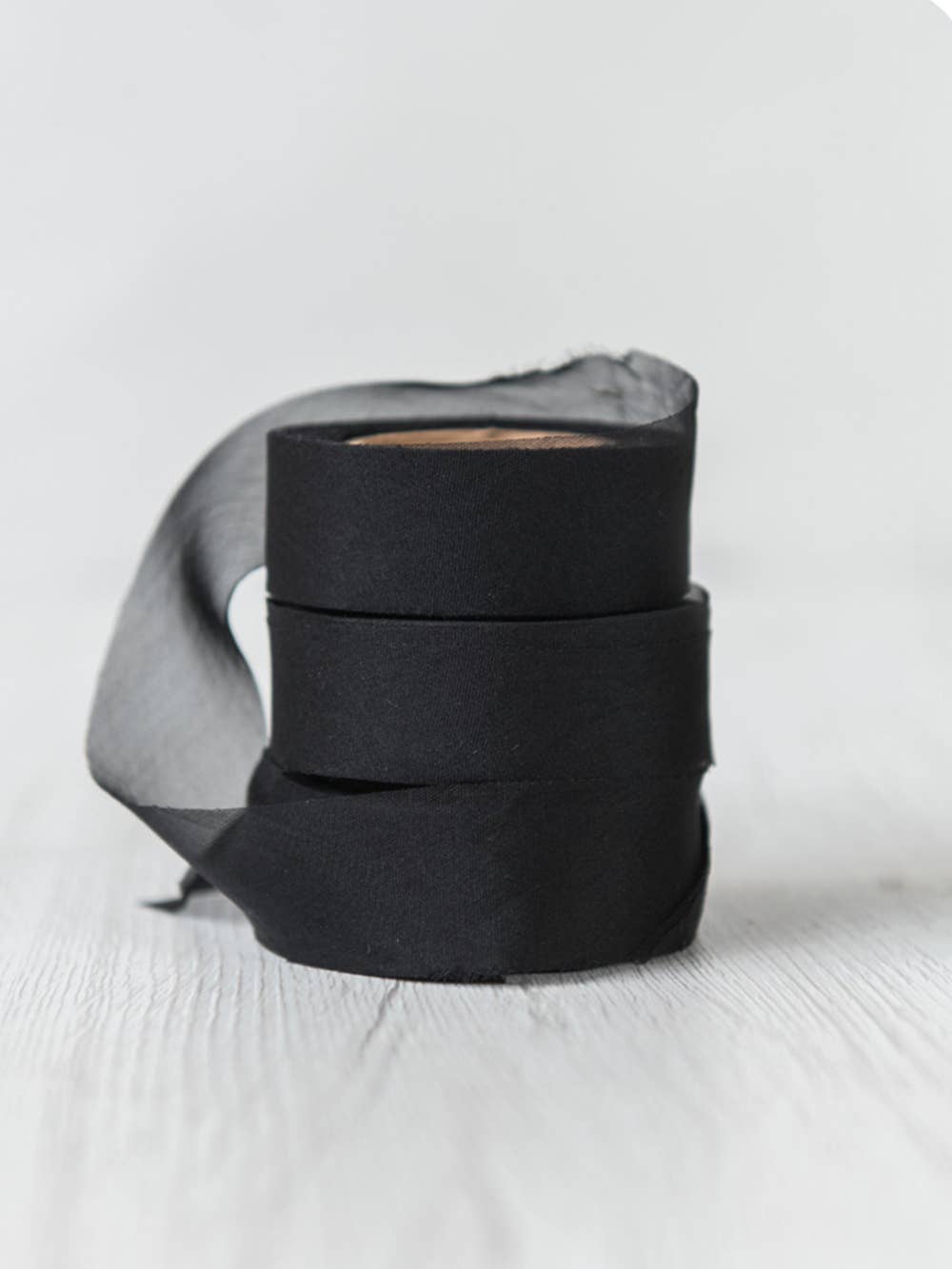 DHG - Wholesale Ribbon - Gift Wrapping - Chiffon 6 Silk Ribbon, 2.5 cm wide - 17m - Solid6