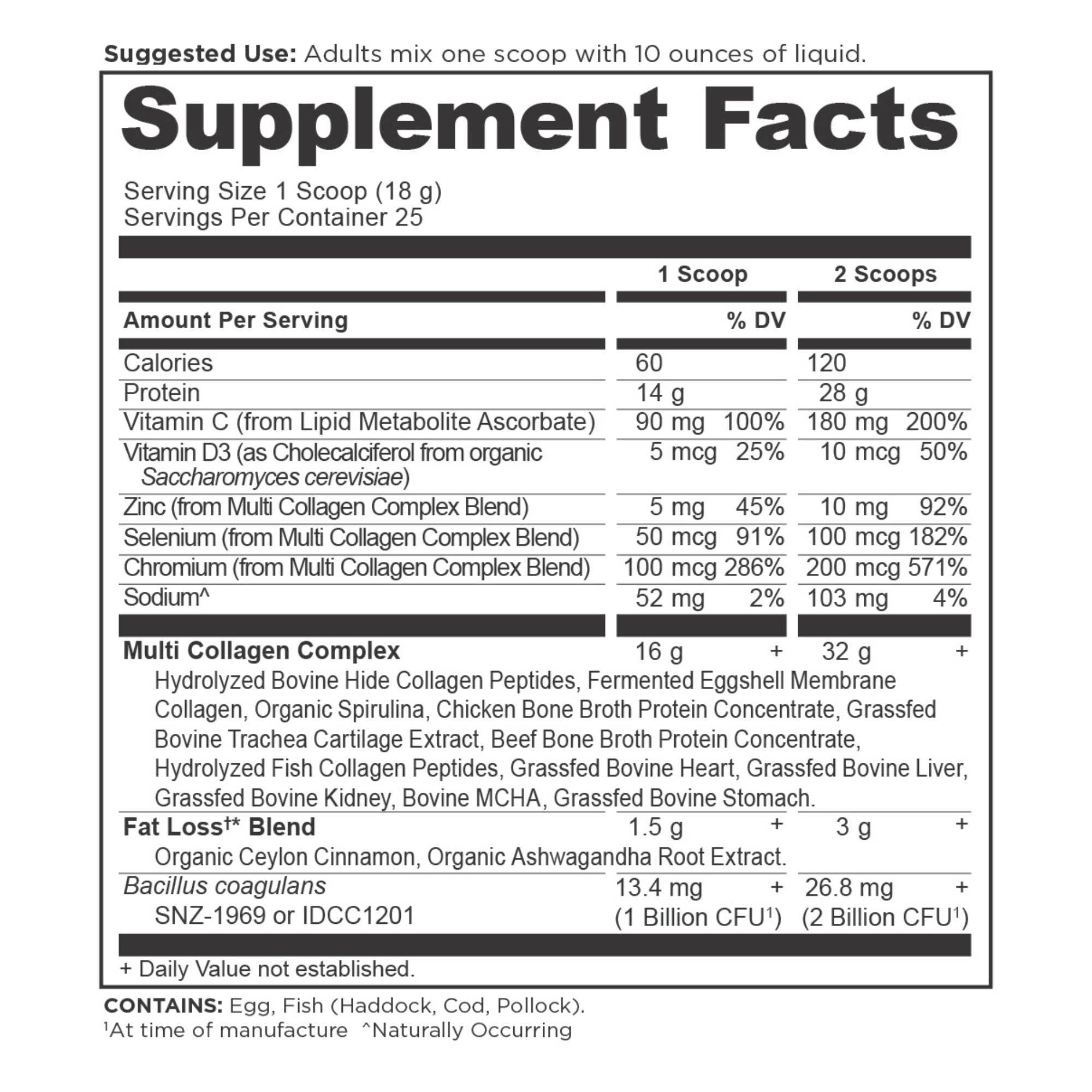 Ancient Nutrition - Wholesale Protein/Superfood Powder - Multi Collagen Advanced Lean | Powder Cinnamon (25 Servings)1