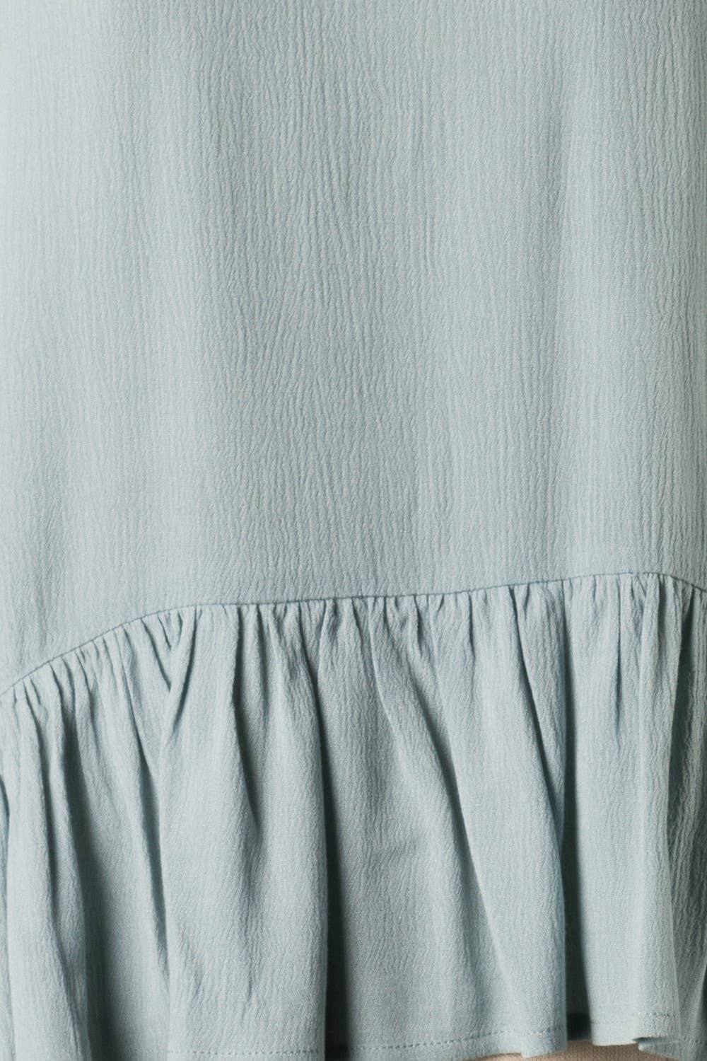 Fascination by Intrend - Vente Chemisier – femme - I-FS293 Haut en rayonne à ourlet volanté3