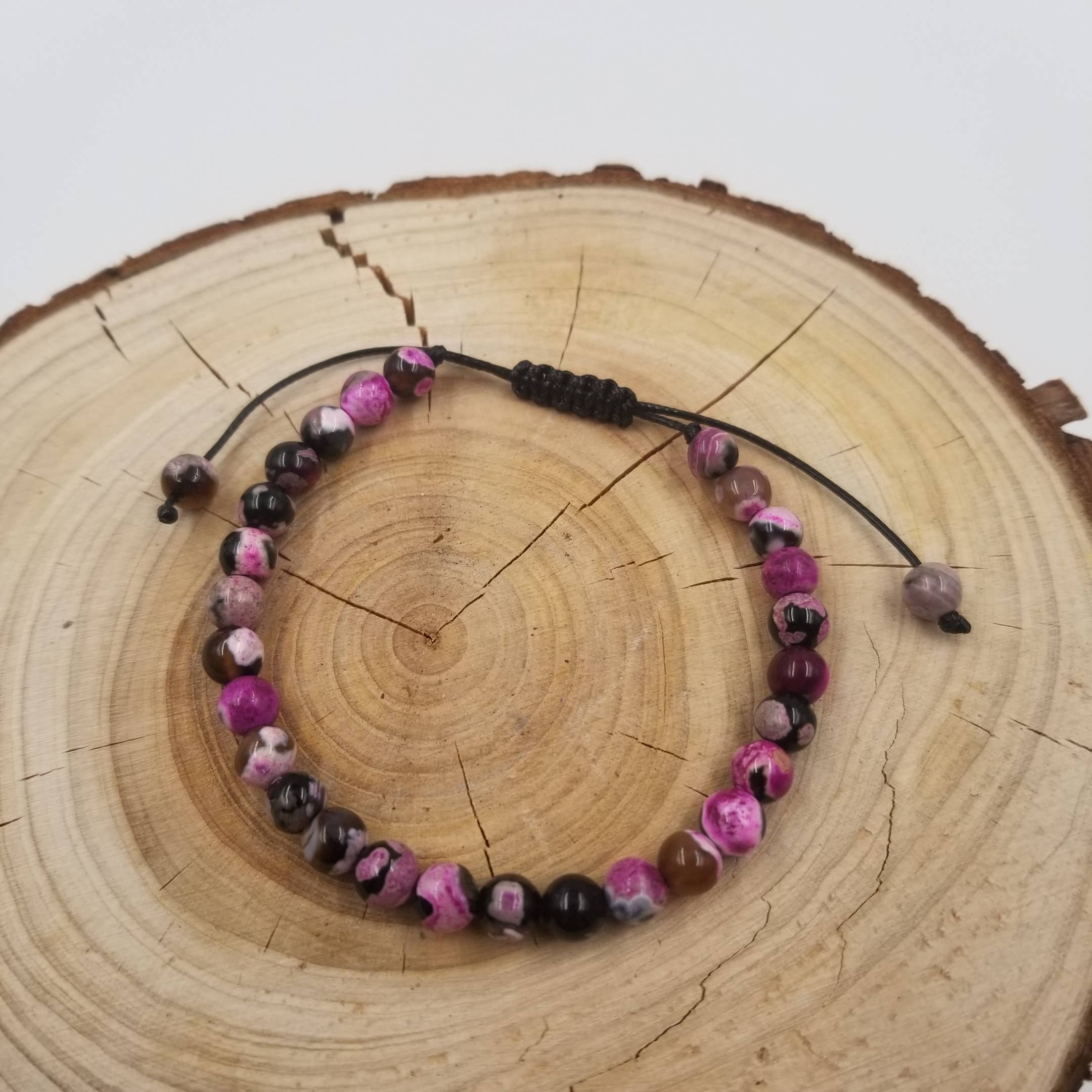 CHAKRA JEWELRY – wholesale Beaded bracelet – 6mm Energy Natural Stone Beads Yoga Bracelet0