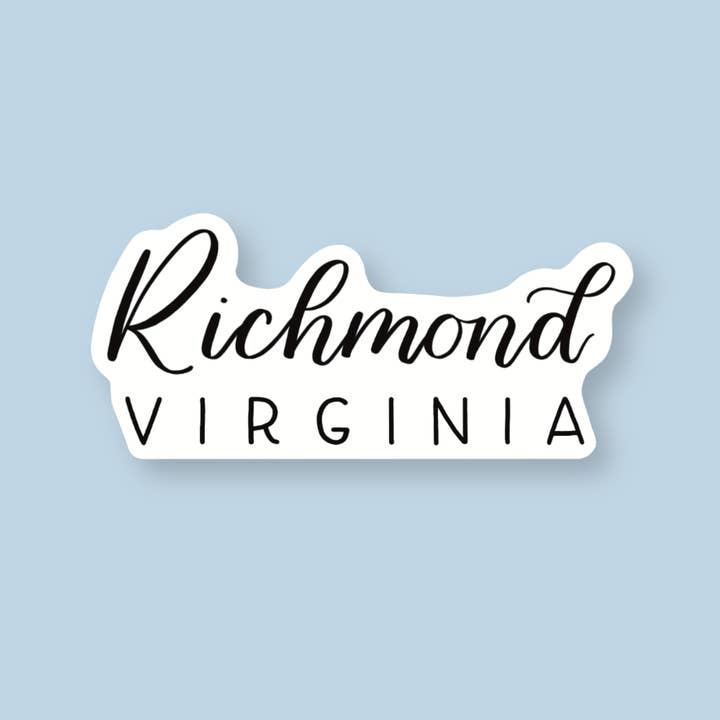 Richmond VA Town Stickers | Richmond Virginia Sticker for wholesale by Shop Like You Live Here