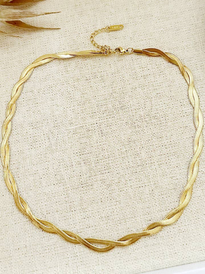 8832JN - Colar preenchido com ouro Evelyn por atacado de Renee and Renae | Formerly The Katz Meow Creations