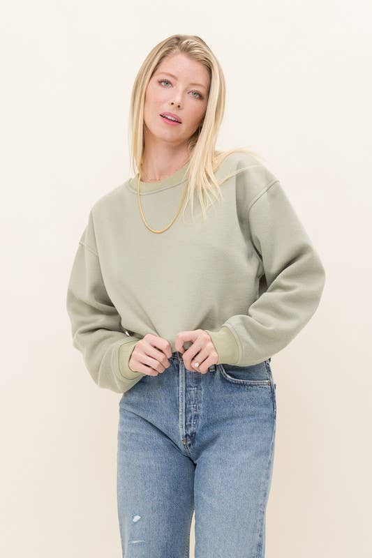 STYLE RACK - Vente Sweat-shirt – femme - HAUT EN MOLLETON FRENCH TERRY - Ajout polyvalent à la garde-robe12