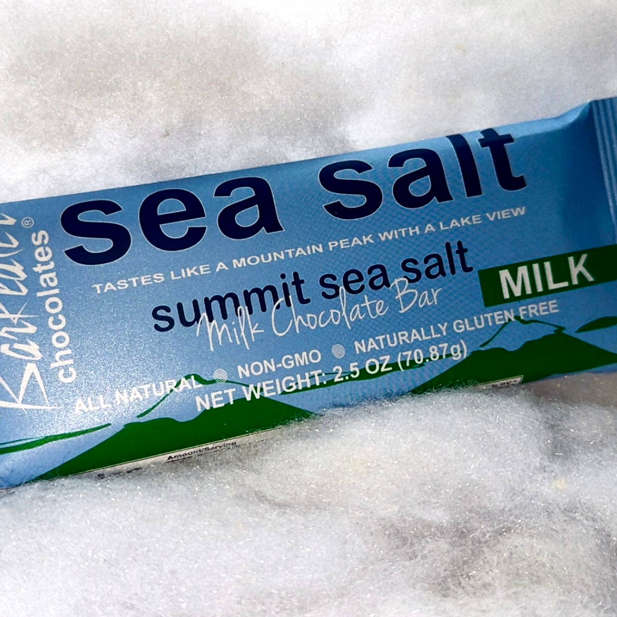 Barkeater Chocolates - Vente Barre chocolatée - Tablette de Chocolat au Lait et Sel Marin Summit2