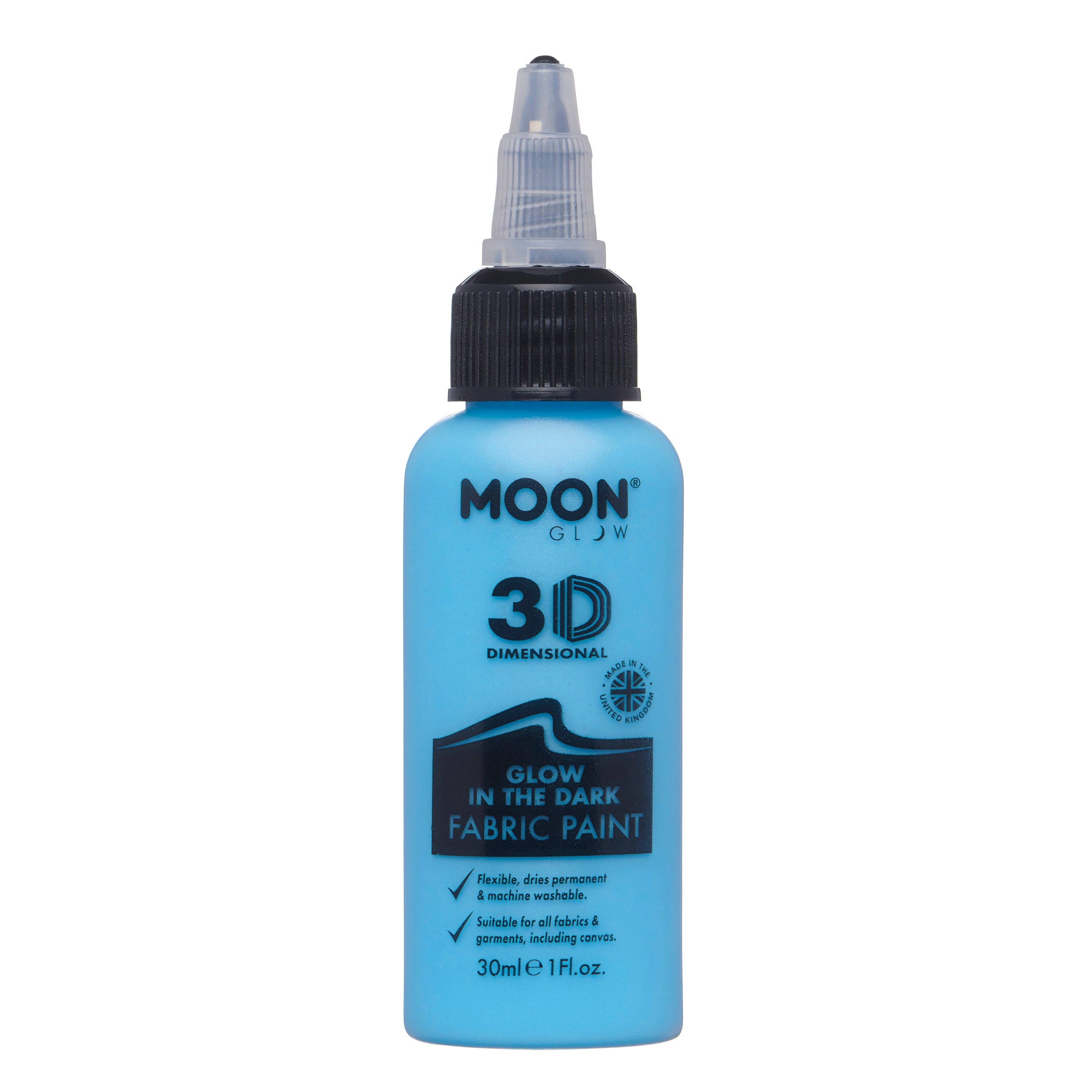 Moon Makeup - Wholesale Fabric Paint - Glow in the Dark 3D Fabric Paint2
