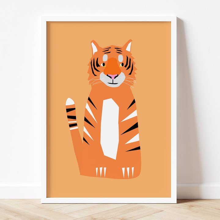 Tiger - Art print A5/A4/A3 for wholesale by Salty Crayon