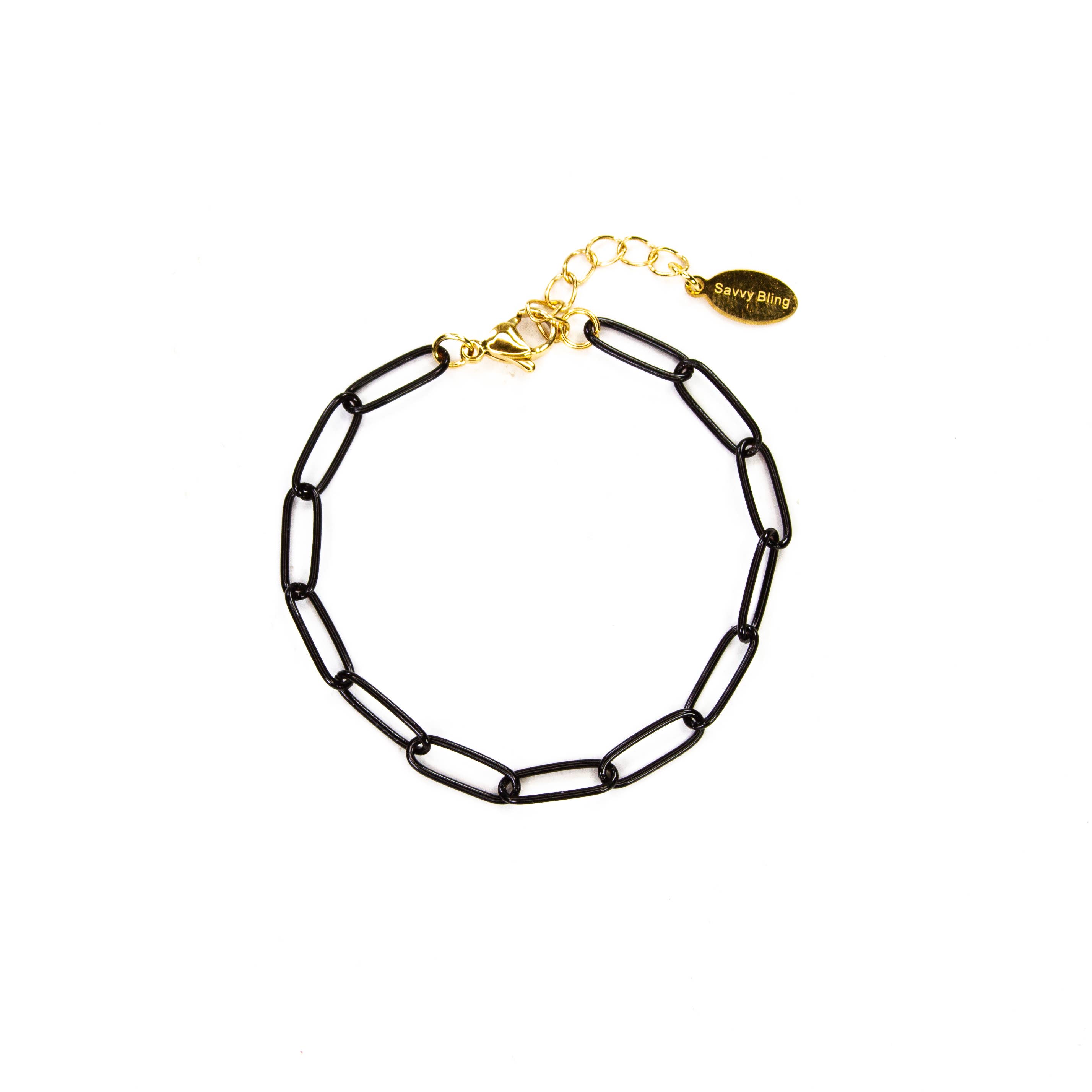 Savvy Bling - Wholesale Link & Chain Bracelet - Enamel 16+ Colors paperclip chain link bracelet12