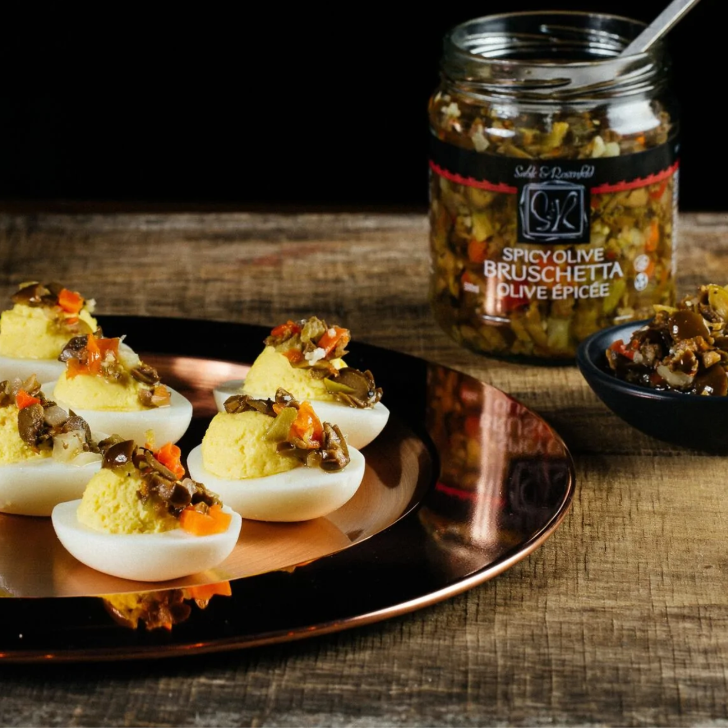 Wholesome Good - Wholesale Pickled Vegetables - Sable & Rosenfeld Spicy Bruschetta - 16oz2