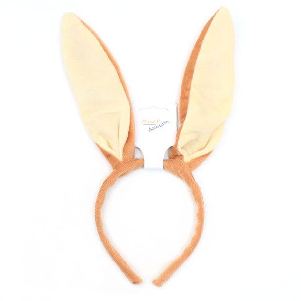 Inca UK - Wholesale Fashion Headband - Kids - Brown Fabric Rabbit Ears Aliceband4