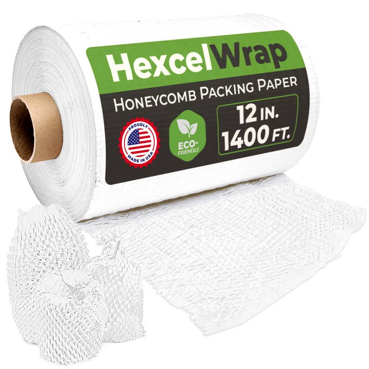 HexcelPack - Wholesale Wrapping Paper Roll - HexcelWrap Honeycomb Packing Paper9