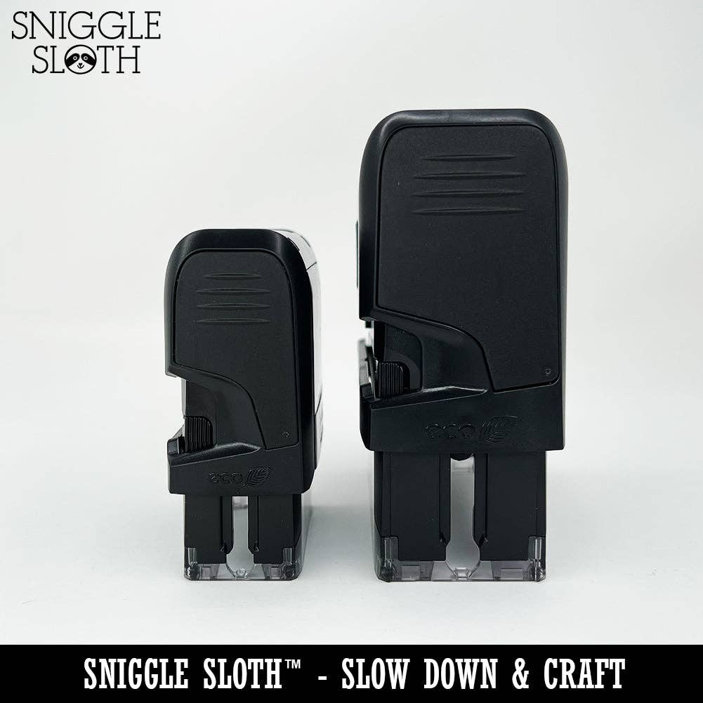 Sniggle Sloth - Vente Tampon encreur/décoratif - Tampon à encre automatique en caoutchouc Sleigh in' Slaying It Santa, professeur de Noël, étudiant, école6