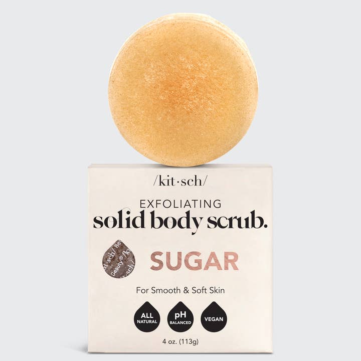 KITSCH - Wholesale Body Scrub/Exfoliant - Sugar Exfoliating Body Scrub Bar